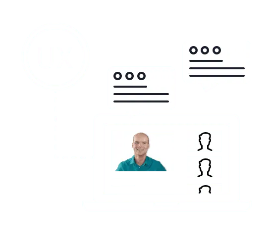 Grafik zum Thema Live Online-Webinar und Workshops