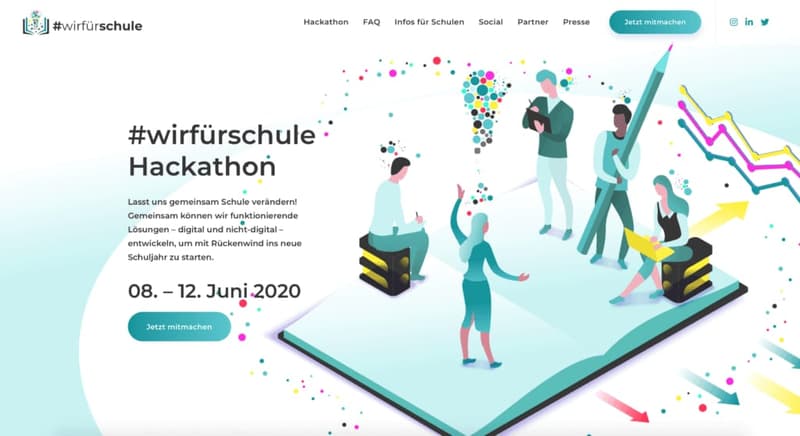 wir fuer schule - digitalisierung in der bildung | Sie wollen eine App, Software oder Webanwendung, die auf dem Markt wettbewerbsfähig ist? Wir helfen Ihnen dabei: UX Consulting, UX Konzept & UI Design | App, Software & Web | UX-Büro in Odenthal (in der Nähe von Köln, Bergisch Gladbach, Leverkusen und Düsseldorf) | User Experience Consulting, User Experience Konzept & User Interface Design